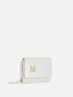 Porte-monnaie En Simili Cuir Effet Croco Avec Initiale|Primark Outlet