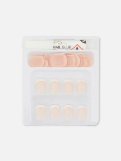 PS... Faux Ongles Brillants à Pointe Carrée|Primark Clearance