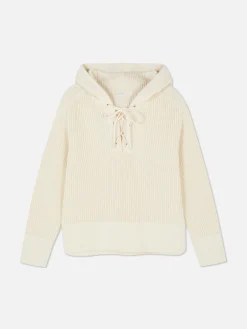 Pull à Capuche à Lacet En Treillage Sur Le Devant|Primark