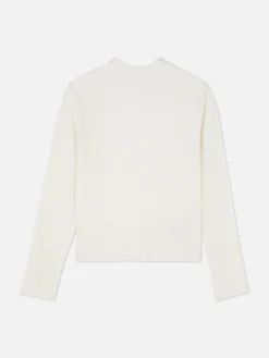 Pull à Col Ras Du Cou Côtelé|Primark Online