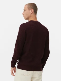 Pull à Col Ras-du-cou En Point De Panier Tressé|Primark Clearance