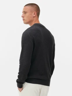 Pull à Col Ras-du-cou En Point De Panier Tressé|Primark Outlet