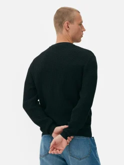 Pull à Col Ras-du-cou En Point De Panier Tressé|Primark New