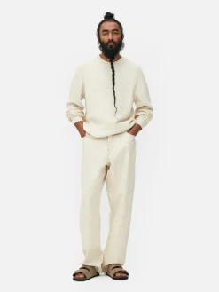 Pull à Col Ras-du-cou En Point De Panier Tressé|Primark Discount