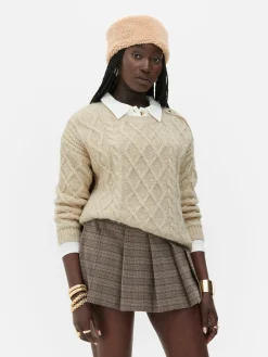 Pull Boutonné En Maille Torsadée Rita Ora|Primark Online