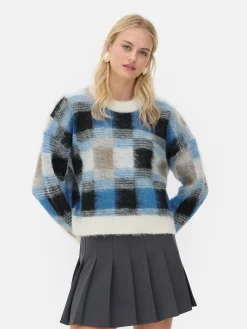 Pull Brossé à Carreaux Rita Ora|Primark Online