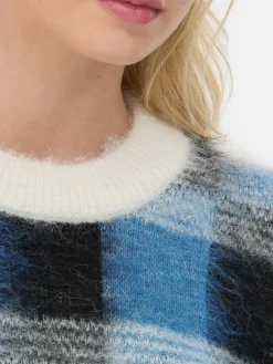 Pull Brossé à Carreaux Rita Ora|Primark Online