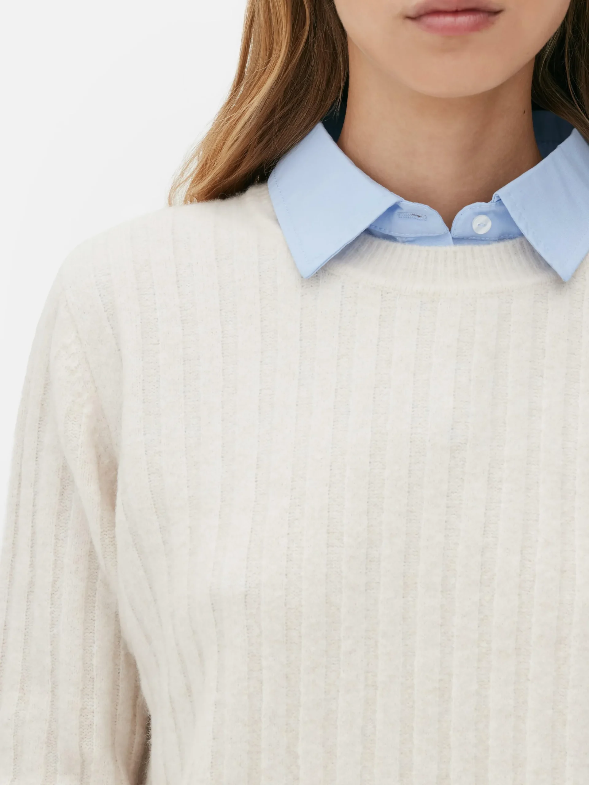 Pull Chemise Deux-en-un|Primark Online