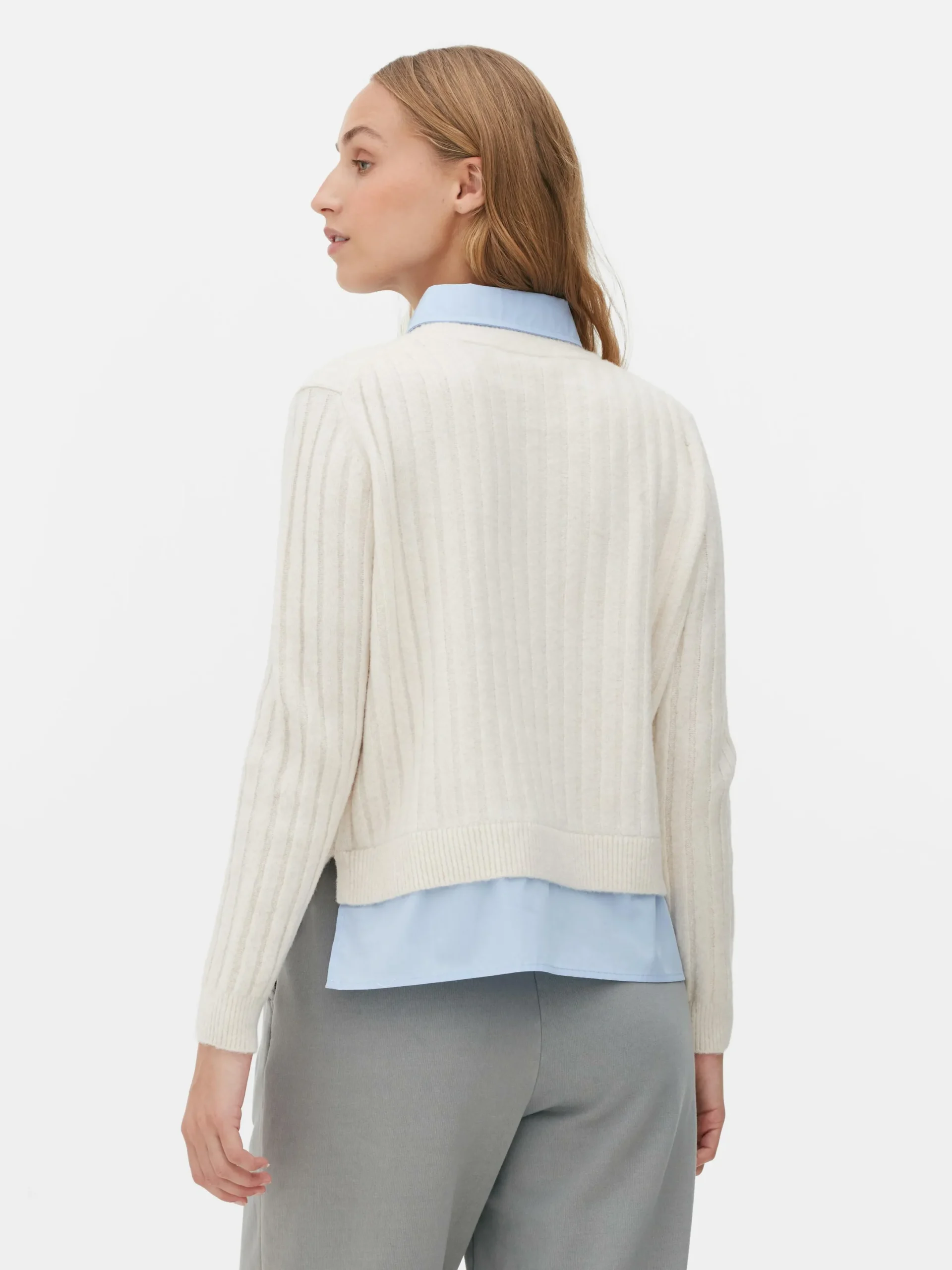 Pull Chemise Deux-en-un|Primark Online