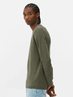 Pull Côtelé à Col Ras-du-cou|Primark