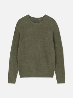 Pull Côtelé à Col Ras-du-cou|Primark