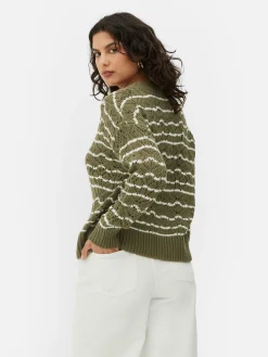 Pull En Maille Ajourée à Col Ras-du-cou|Primark Discount