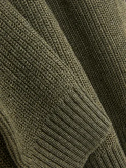 Pull En Maille Côtelée à Col Zippé|Primark Online