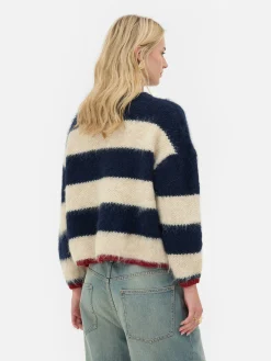 Pull En Maille Duveteuse à Rayures Rita Ora|Primark Online