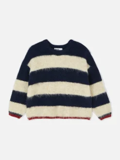 Pull En Maille Duveteuse à Rayures Rita Ora|Primark Online