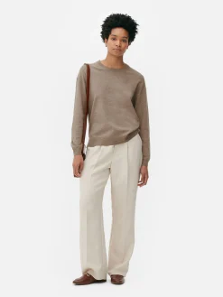 Pull En Maille Fine à Col Ras-du-cou|Primark Outlet