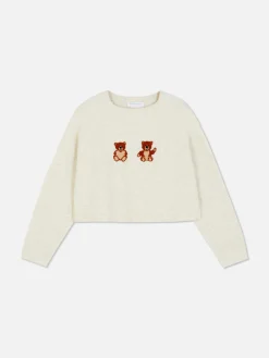 Pull En Maille Ours En Peluche|Primark Outlet
