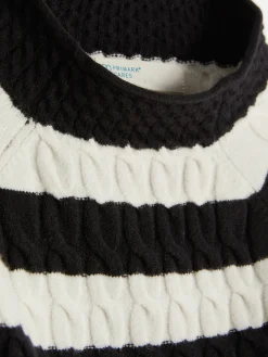 Pull En Maille Torsadée à Col Montant|Primark Online