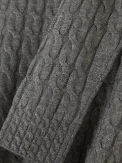 Pull En Maille Torsadée à Col Montant|Primark Clearance