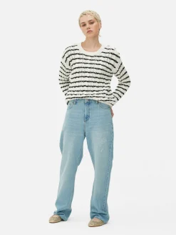 Pull En Maille Torsadée à Rayures|Primark Online