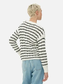 Pull En Maille Torsadée à Rayures|Primark Online