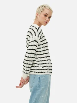 Pull En Maille Torsadée à Rayures|Primark Online