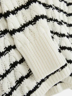 Pull En Maille Torsadée à Rayures|Primark Online