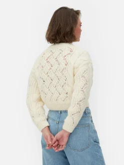 Pull En Maille Torsadée Ajourée Rita Ora|Primark New