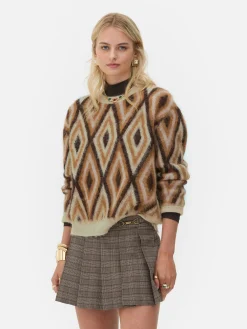 Pull En Tricot à Motif Losange Rita Ora|Primark Online