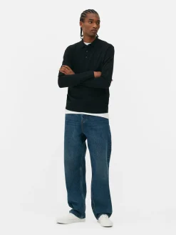 Pull Polo à Manches Longues|Primark New