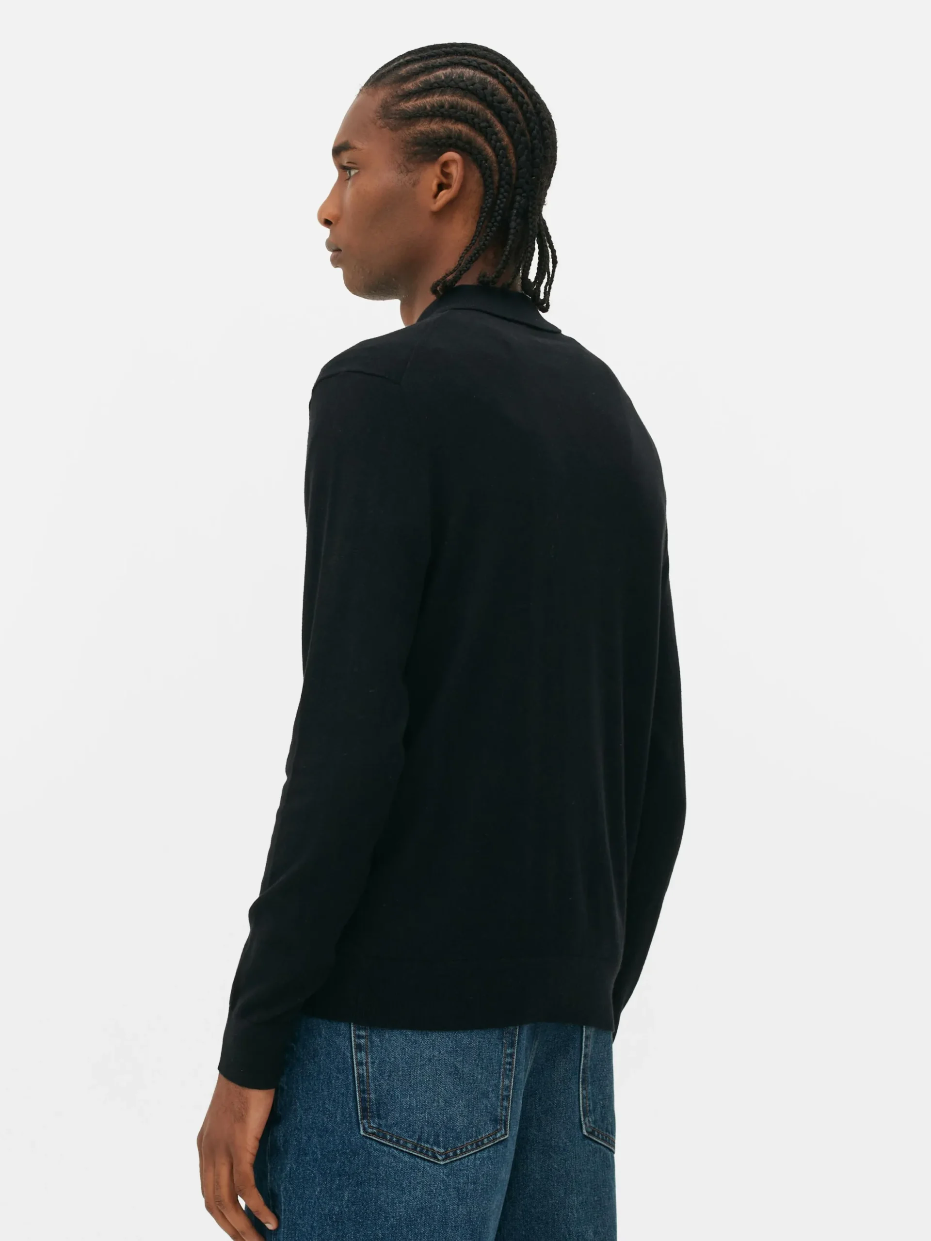 Pull Polo à Manches Longues|Primark New