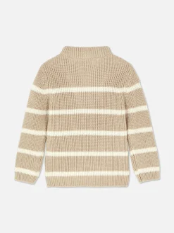 Pull Rayé à Col Cheminée|Primark Online