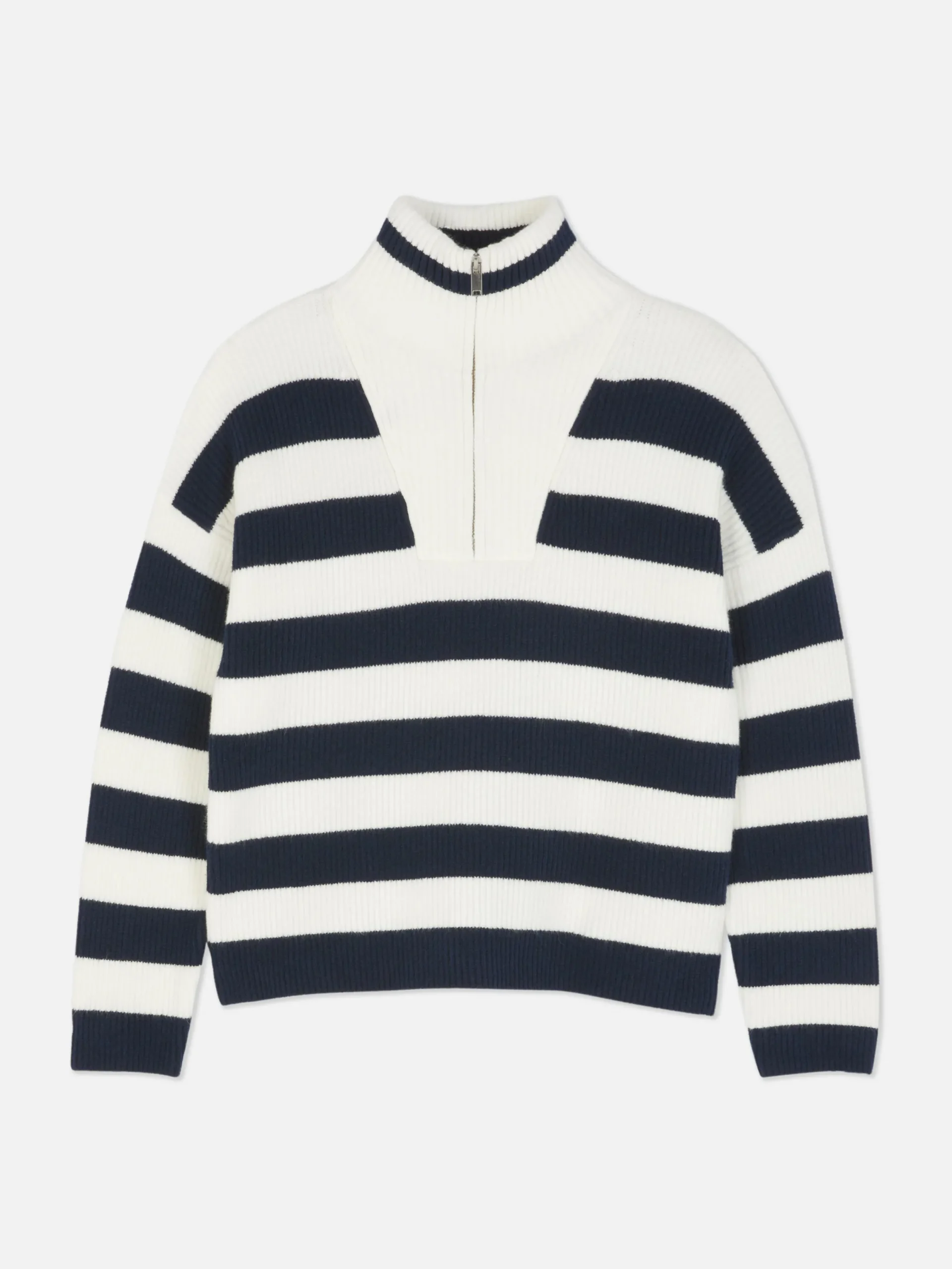 Pull Tricoté à Encolure Zippée|Primark New