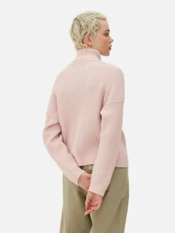 Pull Tricoté à Encolure Zippée|Primark Discount