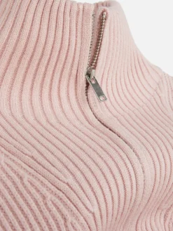 Pull Tricoté à Encolure Zippée|Primark Discount