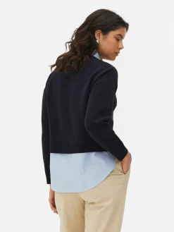 Pull Tricoté à Message Et Chemise Deux-en-un|Primark Best