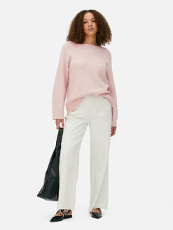 Pull Tricoté Avec Manches à Revers|Primark Clearance