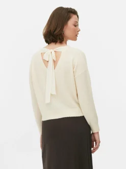Pull Tricoté Avec Nœud Dans Le Dos|Primark Online