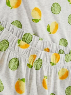 Pyjama à Manches Courtes En Jersey Imprimé|Primark Best