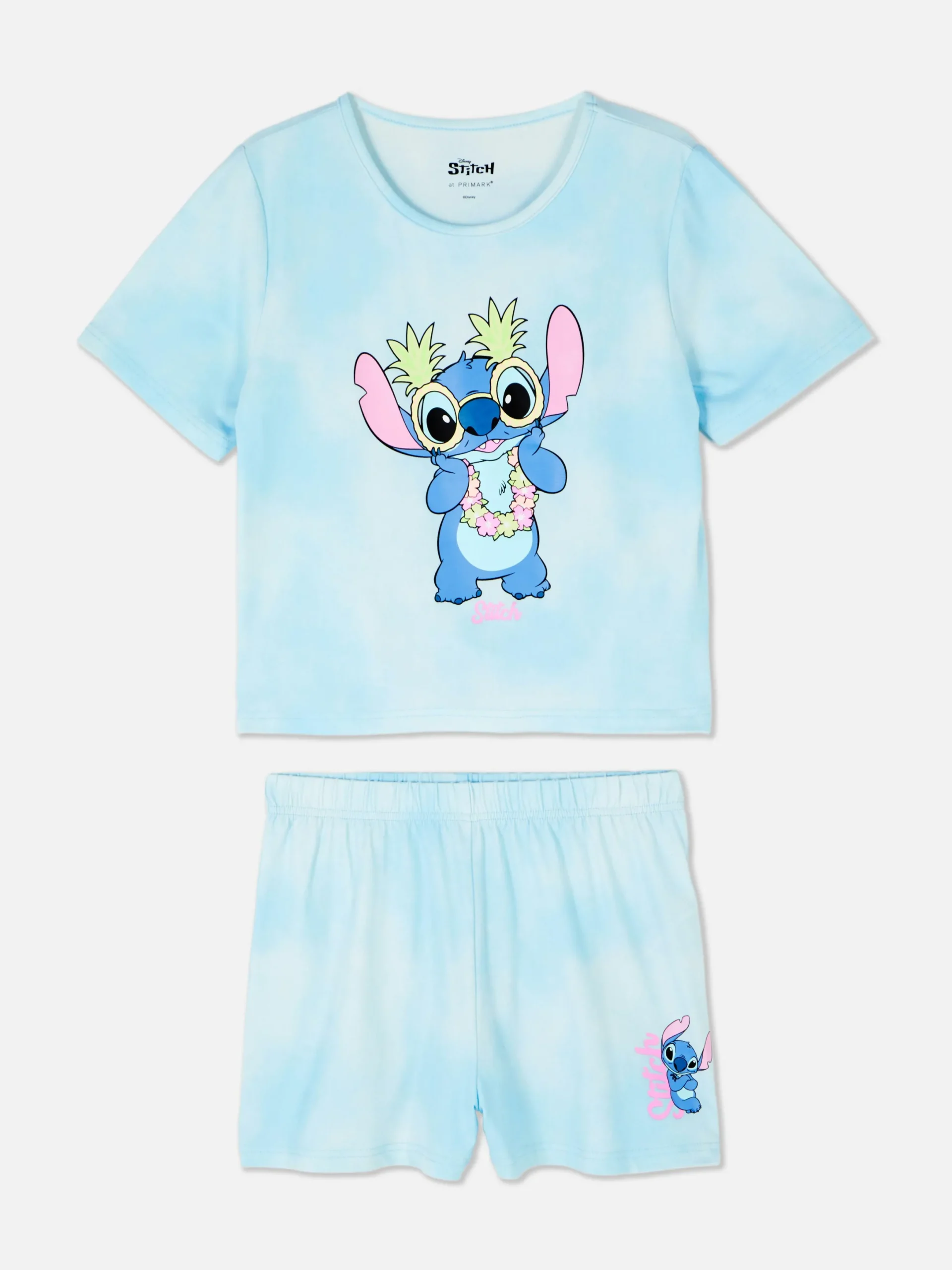 Pyjama à Manches Courtes Tie Dye Disney Lilo & Stitch|Primark Sale