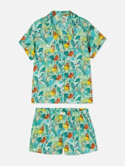 Pyjama à Manches Courtes Tissé Disney Le Roi Lion|Primark Clearance