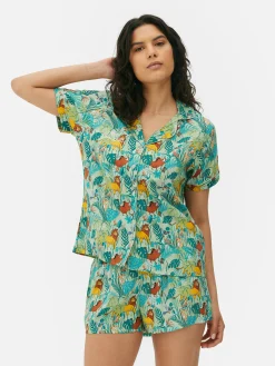 Pyjama à Manches Courtes Tissé Disney Le Roi Lion|Primark Clearance
