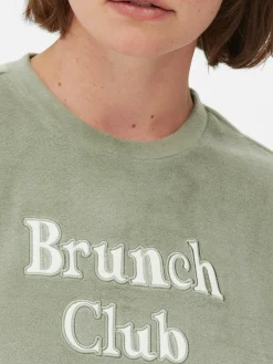 Pyjama à Manches Longues Et à Message|Primark Clearance