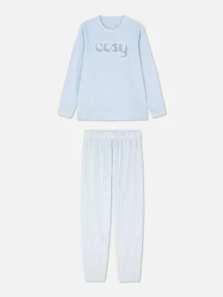 Pyjama à Manches Longues Et à Message|Primark Hot