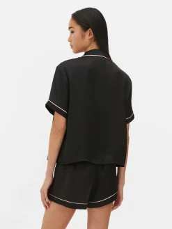 Pyjama Chemise De Nuit Et Short En Satin|Primark