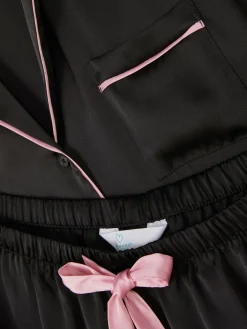 Pyjama Chemise De Nuit Et Short En Satin|Primark