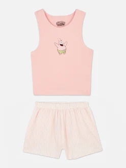 Pyjama Débardeur Et Short Bob L'éponge Femme|Primark Hot