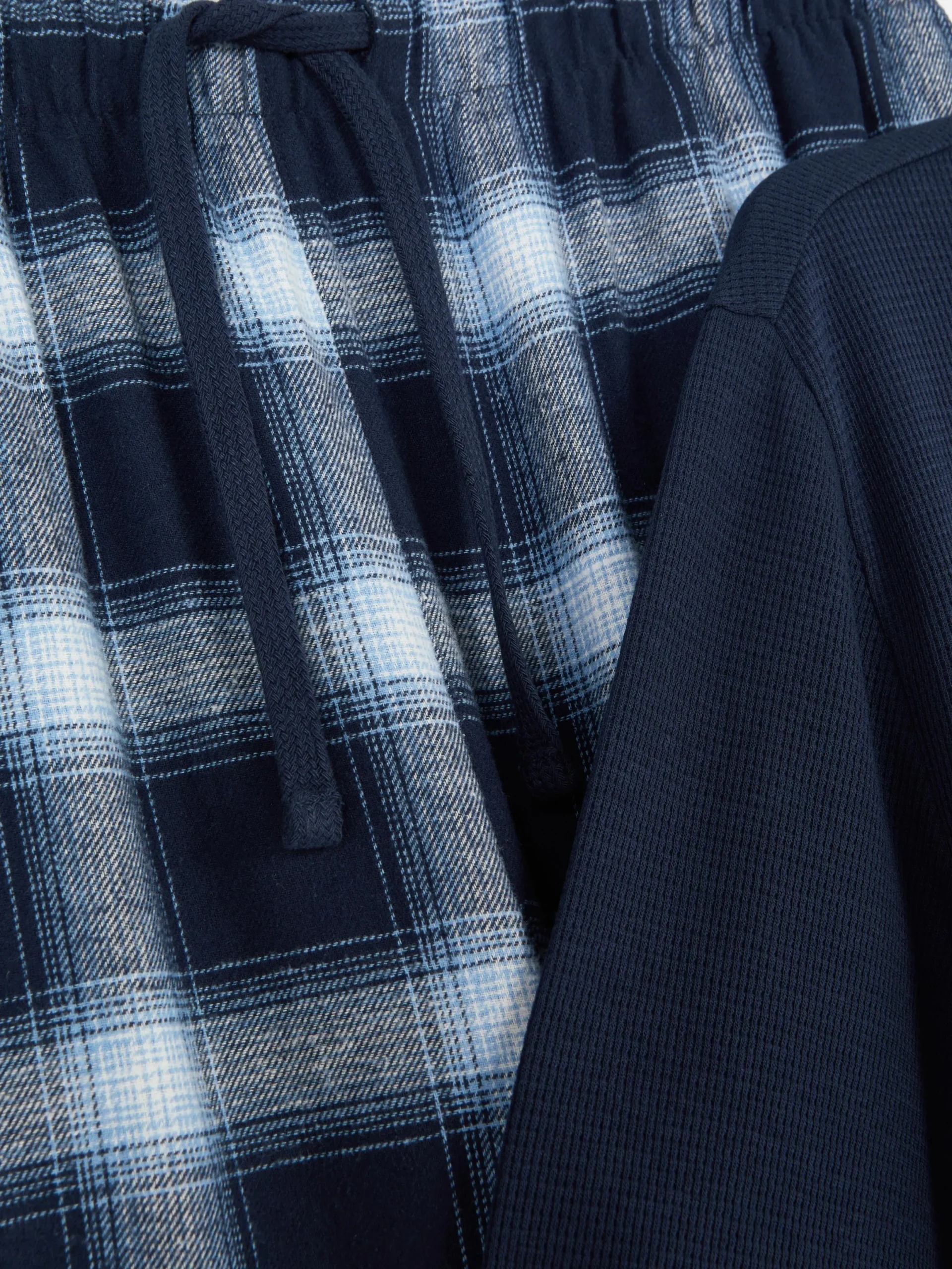 Pyjama En Coton Brossé à Carreaux|Primark Online