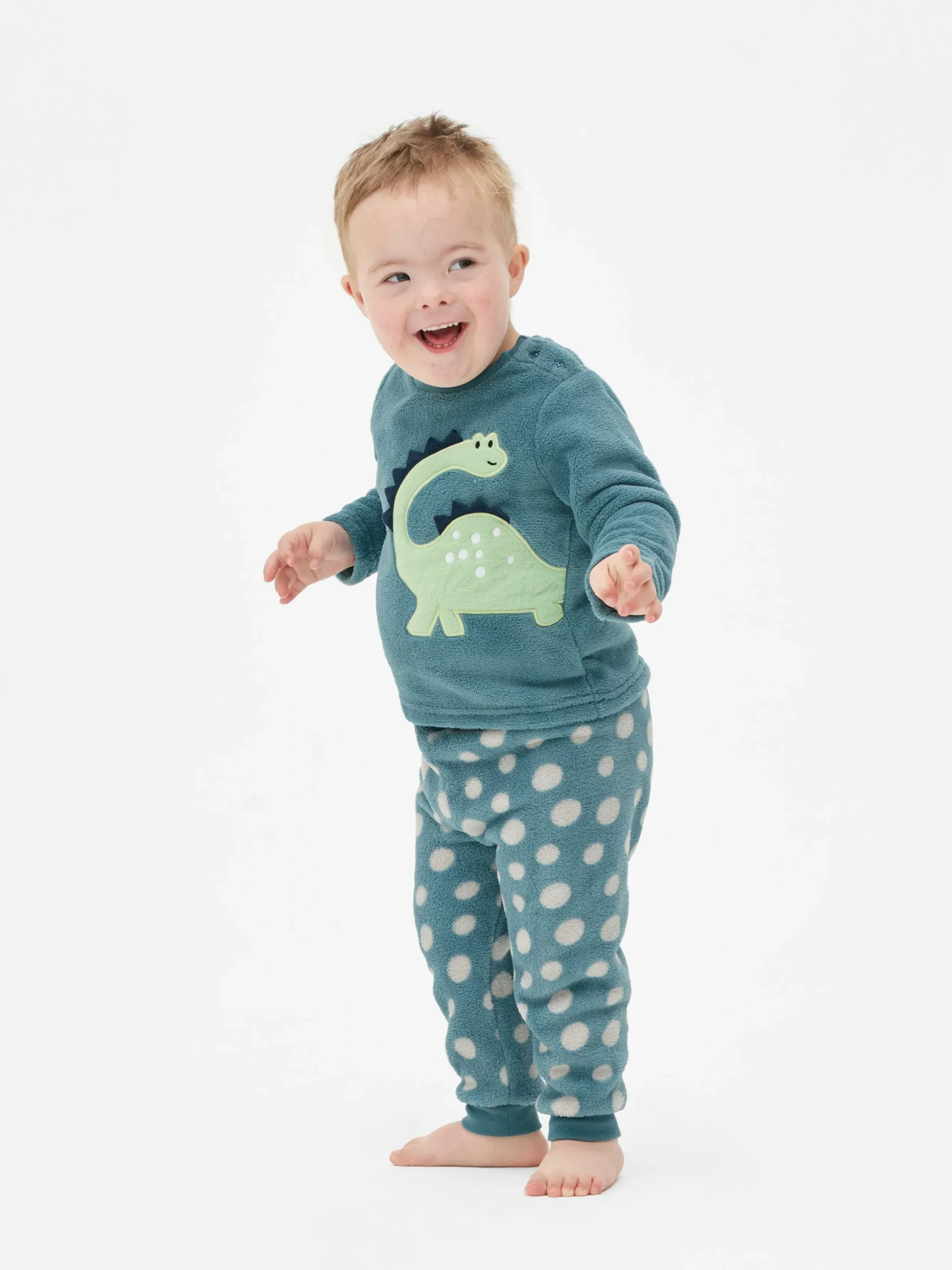 Pyjama En Molleton à Motif Ours|Primark Sale