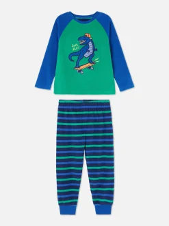 Pyjama En Molleton Dinosaure|Primark Discount